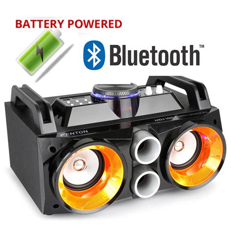 BLUETOOTH SPEAKER Battery Powered Portable Stereo 100w | eBay