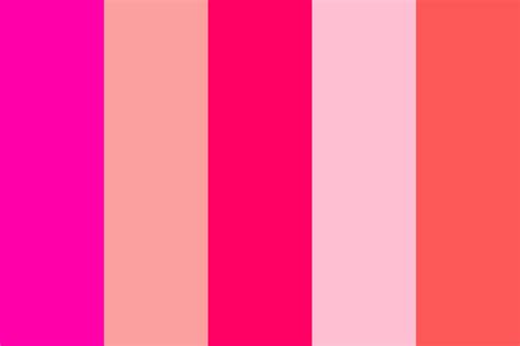 Shades of Pink Color Palette