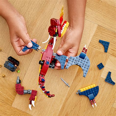 LEGO CREATOR 3 in 1 - Fire Dragon - Geppetto's Toys - LEGO