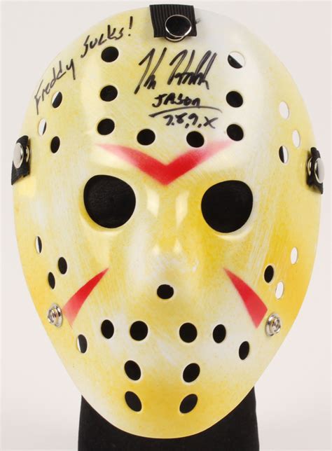 Kane Hodder Signed "Friday the 13th" Jason Voorhees Mask Inscribed ...