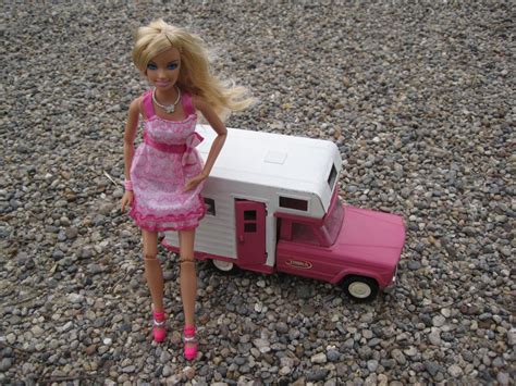 Shabby Pink World: Pink Truck Trailer Toy