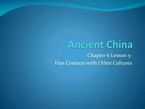 PPT - Ancient China PowerPoint Presentation, free download - ID:2265581