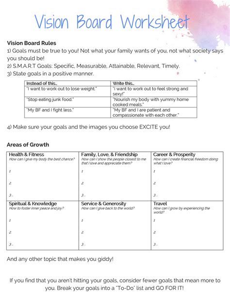 Personal Goal Development Worksheet Brainly - moveless 2