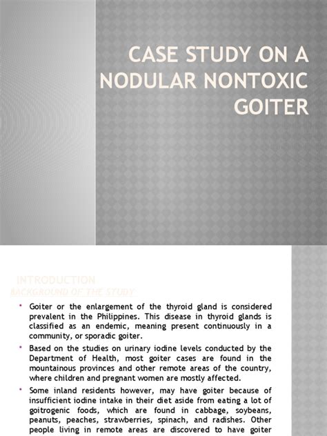 CASE STUDY on a Nodular Nontoxic Goiter | Thyroid | Human Head And Neck