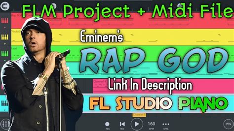 Eminem - Rap God || Instrumental || FLM Project + Midi File Free Download || FL STUDIO PIANO ...