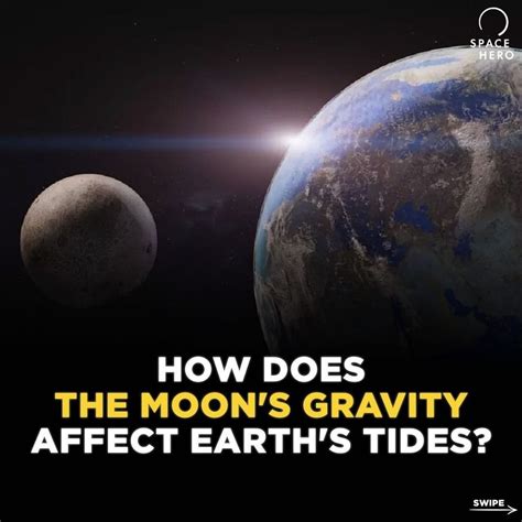 Moon's Gravity Affects the Tides.