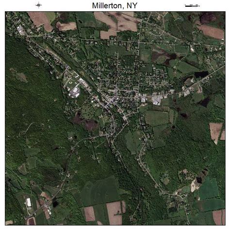 Aerial Photography Map of Millerton, NY New York