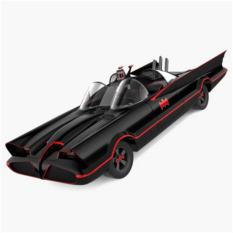 3d realistic batmobile 1966