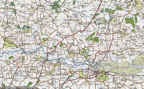 Historic Ordnance Survey Map of East Bergholt, 1921