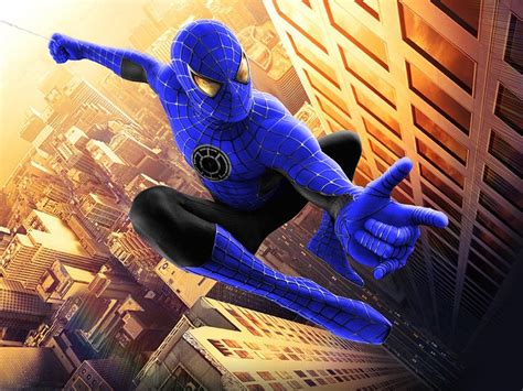 🔥 [10+] Spider Man Blue Wallpapers | WallpaperSafari