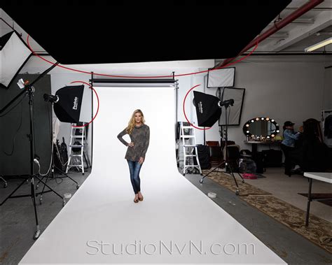 High Fashion Fashion Photography Lighting Setup - We purchased a large white paper backdrop ...