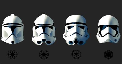 The Evolution of the Stormtrooper Helmet In One Awesome Gif | Star wars ...