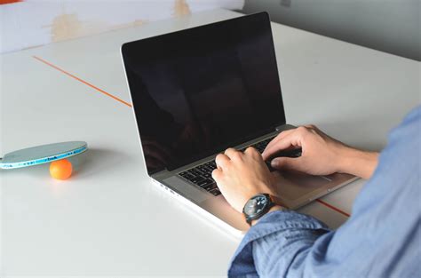 Acer Chromebook on the white desk · Free Stock Photo