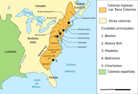 Thirteen Original Colonies And Their Capitals