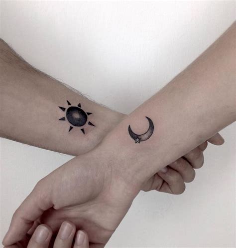 65 Amazing Sun and Moon Tattoo Designs for the Couples - Tattoo Me Now