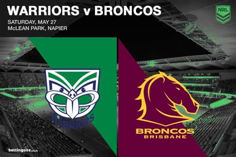 NZ Warriors v Brisbane Broncos NRL R13 Tips | May 27, 2023