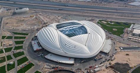 Qatar lifts curtain on Zaha Hadid-designed FIFA World Cup stadium ...