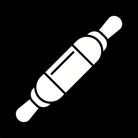 Rolling Pin Vector Icon 17218229 Vector Art at Vecteezy