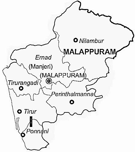 Malappuram District | Malappuram District Map