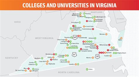 College Location Map | Transfer Virginia