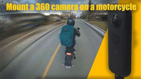 How I mount my 360 camera on a motorcycle - YouTube