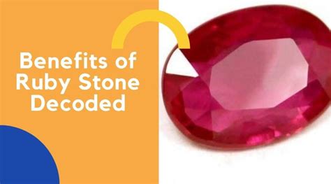 Ruby Stone Benefits Decoded: Find Out Who Should not Wear a Ruby stone? - eAstroHelp