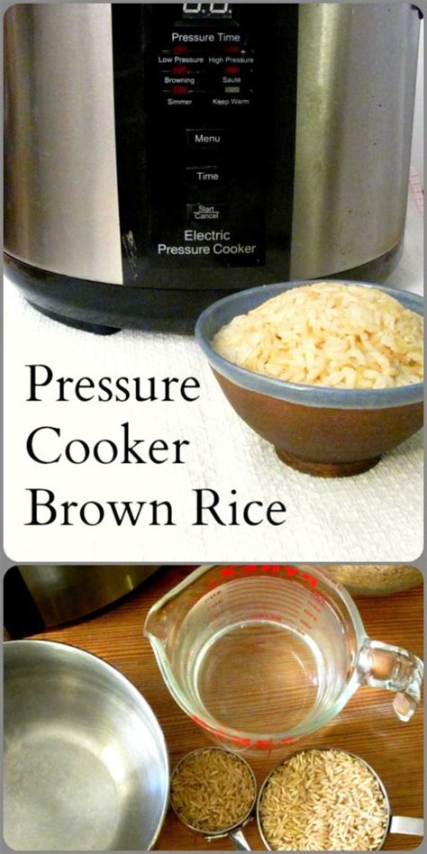 Pressure Cooker Brown Rice - Inhabited Kitchen