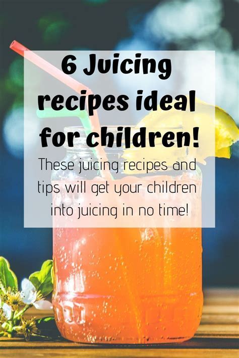 Get yourself and your children healthy by juicing with them! Juicing ...