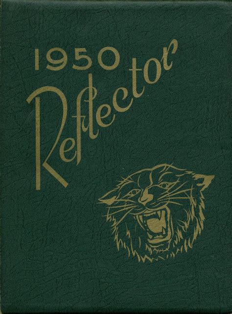 1950 yearbook from Ridge High School from Van wert, Ohio for sale