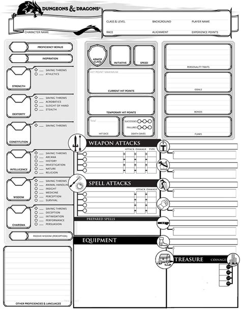 Dungeons And Dragons Printable Book