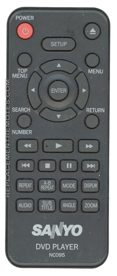 Buy SANYO NC095 DVD Player Remote Control