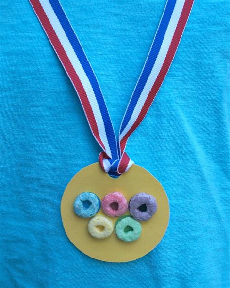 Team USA Gold Medal Olympic Rings Craft for Kids - So Cute!