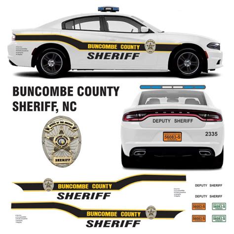 Buncombe County Sheriff, NC (North Carolina) Charger – Bilbozodecals