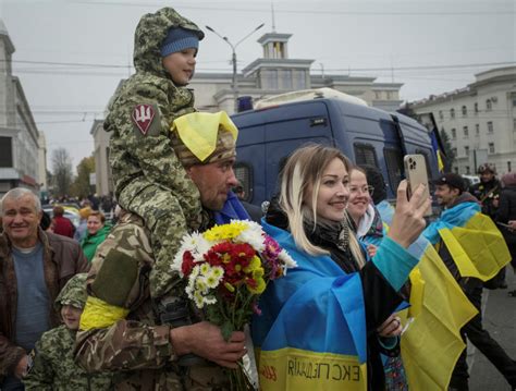 Ukrainian police, broadcast services return to long-occupied Kherson ...