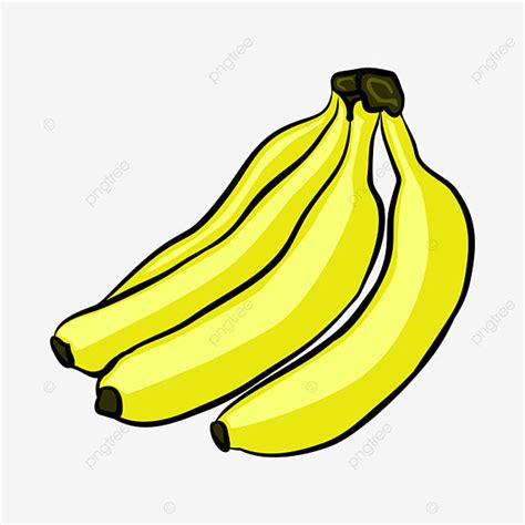 Cartoon Clipart Transparent PNG Hd, Buah Pisang Cartoon Vector, Pisang ...