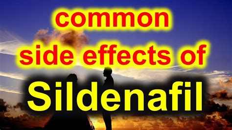 SILDENAFIL: common side effects - YouTube