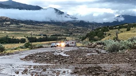 Utah Flash Flooding Triggers Evacuations; Mudslides Close Canyon Roads ...