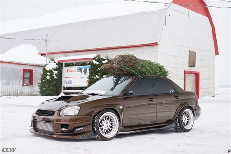 Brown Metallic Subaru Impreza WRX - CCW D240 Forged Wheels - CCW Wheels