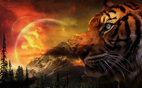 Tiger Landscape Wallpapers - 4k, HD Tiger Landscape Backgrounds on WallpaperBat