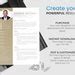 DIGITAL Clean Microsoft Word Resume TEMPLATE With Cover Letter and ...