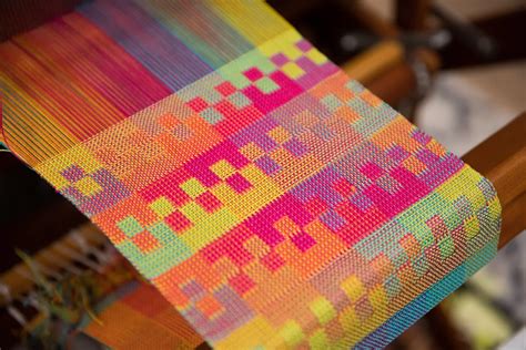 Weaving a Doubleweave Rainbow - SweetGeorgia