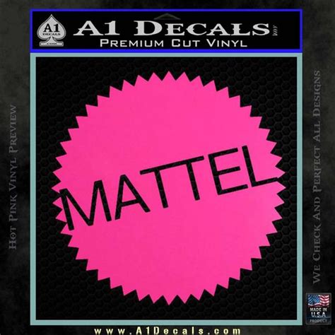 Mattel Logo Decal Sticker » A1 Decals