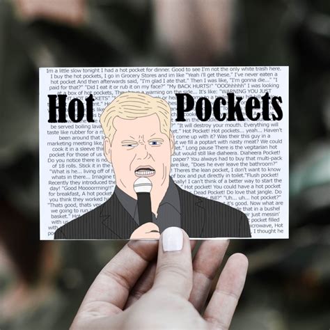 Jim Gaffigan Greeting Card Hot Pockets Beyond the Pale Comedy Stand up ...