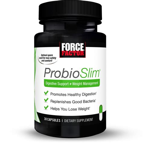 Force Factor ProbioSlim Probiotic and Weight Loss Supplement for Women ...