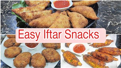 Ramzan Special Recipes | Easy Iftar Snack Items | Corn Kebabs | Chicken Cutlet | Bread Samosa ...