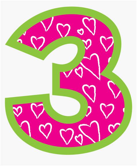 Pink Number 2 Birthday Clipart - Birthday Number 2 Png, Transparent Png ...