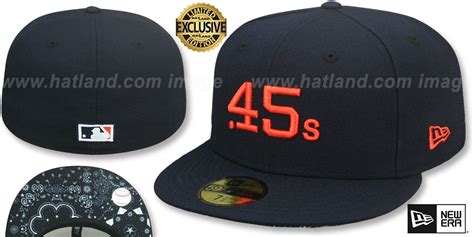 Houston Colt .45s 1962 COOPERSTOWN BLACKDANA BOTTOM Fitted Hat