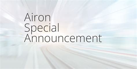 Airon Corporation Joins Inspiration Healthcare - Airon USA