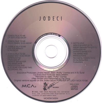 DJ RICHI.COM: JODECI - COME & TALK TO ME (CDM 1992)