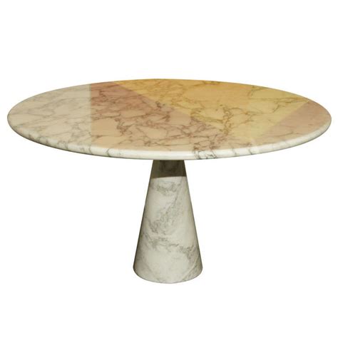 Italian Marble Dining Table by Mangiarotti at 1stdibs